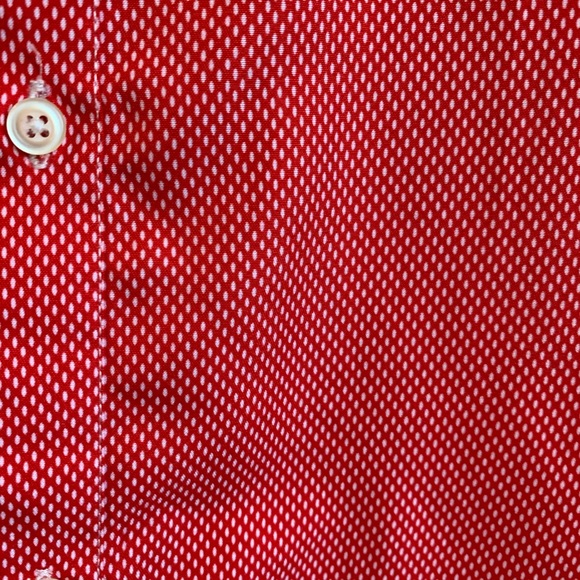 Black Label by Ruffini Men’s Red Casual Shirt - Picture 4 of 7